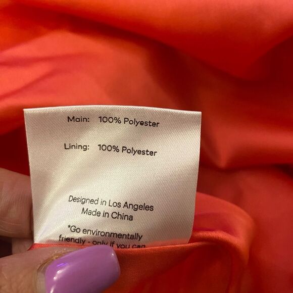 Fame and Partners pleated open back maxi dress, size 0 - Picture 11 of 11